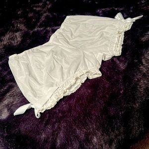Hips & Curves White Short Bloomer